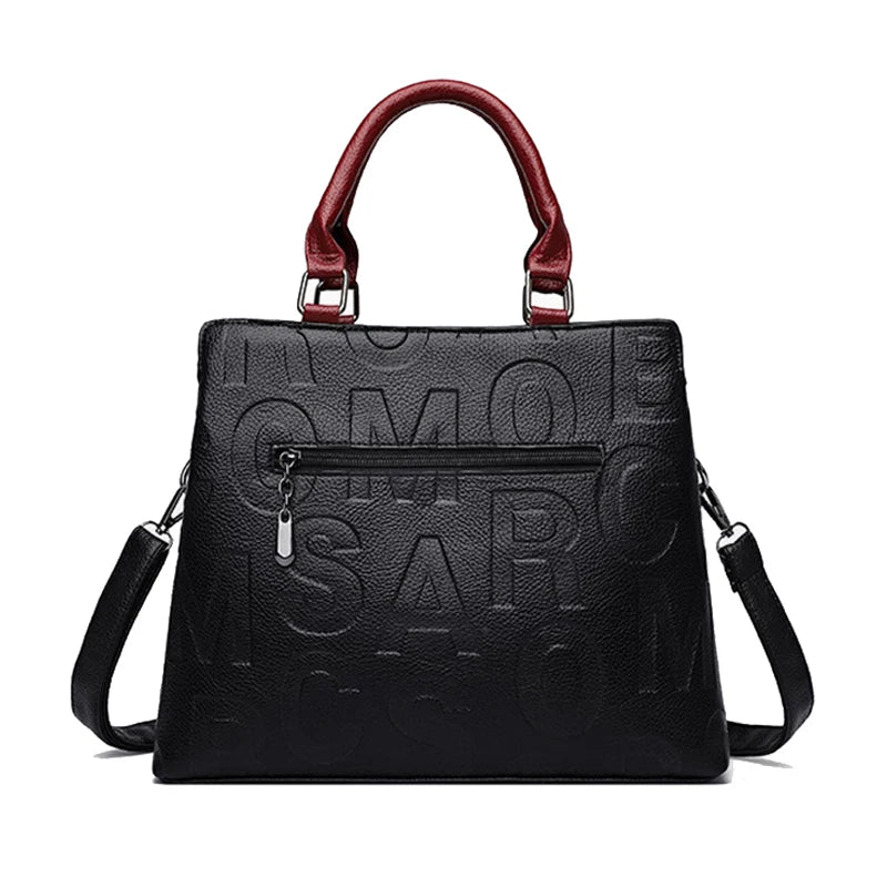 PU Leather Casual Crossbody Bags for Women Ladies Luxury Designer Tote Handbag Female Large Capacity Travel Shoulder Bag Sachel