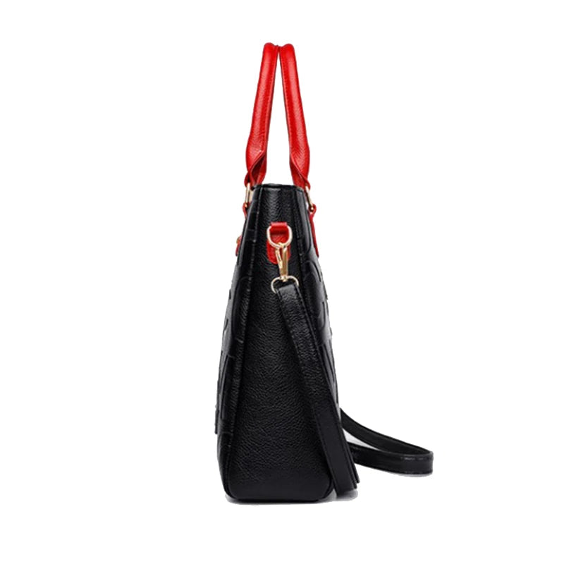 PU Leather Casual Crossbody Bags for Women Ladies Luxury Designer Tote Handbag Female Large Capacity Travel Shoulder Bag Sachel