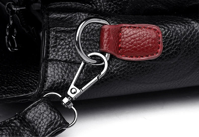 PU Leather Casual Crossbody Bags for Women Ladies Luxury Designer Tote Handbag Female Large Capacity Travel Shoulder Bag Sachel