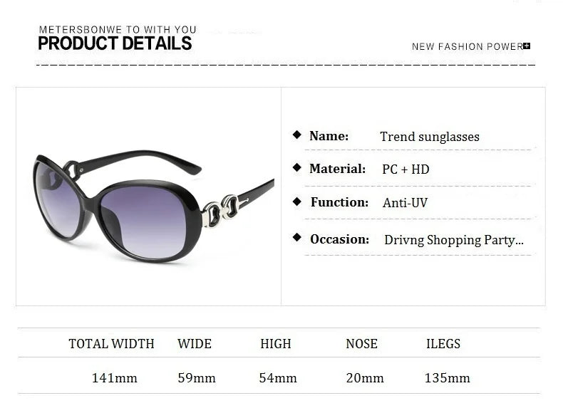 Classic square sunglasses female retro aviation female ladies sunglasses female Oculos