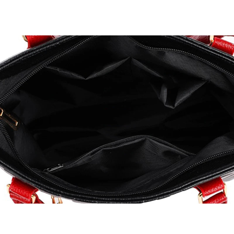 PU Leather Casual Crossbody Bags for Women Ladies Luxury Designer Tote Handbag Female Large Capacity Travel Shoulder Bag Sachel