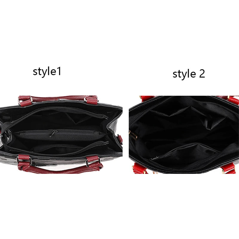 PU Leather Casual Crossbody Bags for Women Ladies Luxury Designer Tote Handbag Female Large Capacity Travel Shoulder Bag Sachel