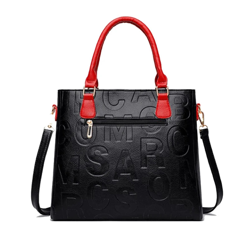 PU Leather Casual Crossbody Bags for Women Ladies Luxury Designer Tote Handbag Female Large Capacity Travel Shoulder Bag Sachel