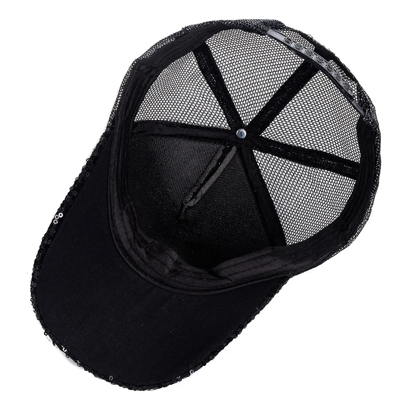 Fashion Women Cap Butterfly Flower Pendant Baseball Cap/Trucker Hat