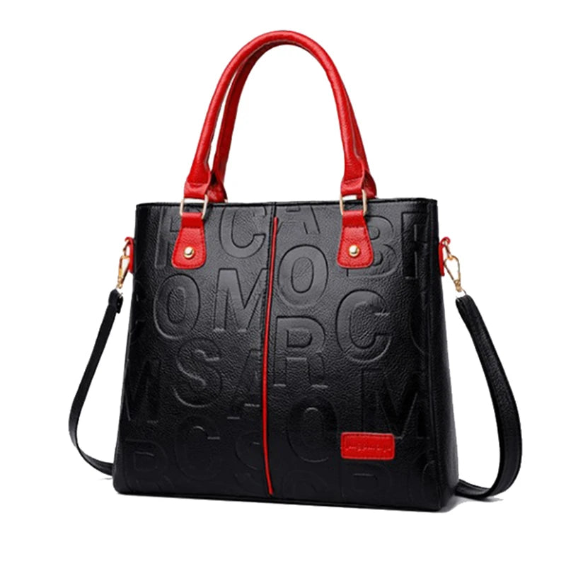 PU Leather Casual Crossbody Bags for Women Ladies Luxury Designer Tote Handbag Female Large Capacity Travel Shoulder Bag Sachel