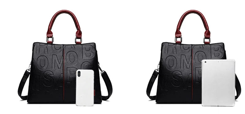 PU Leather Casual Crossbody Bags for Women Ladies Luxury Designer Tote Handbag Female Large Capacity Travel Shoulder Bag Sachel