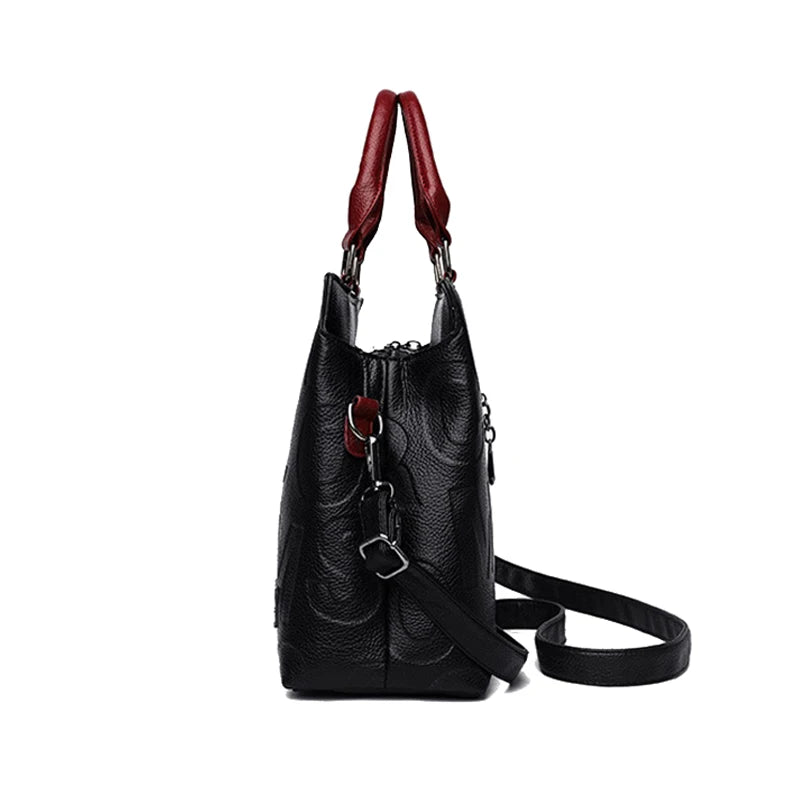 PU Leather Casual Crossbody Bags for Women Ladies Luxury Designer Tote Handbag Female Large Capacity Travel Shoulder Bag Sachel