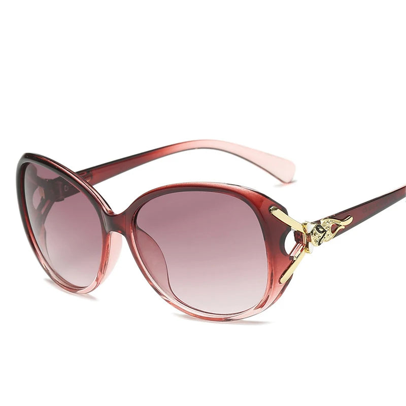 Women UV Blocking Textured Sunglasses Oculos Sol Feminino