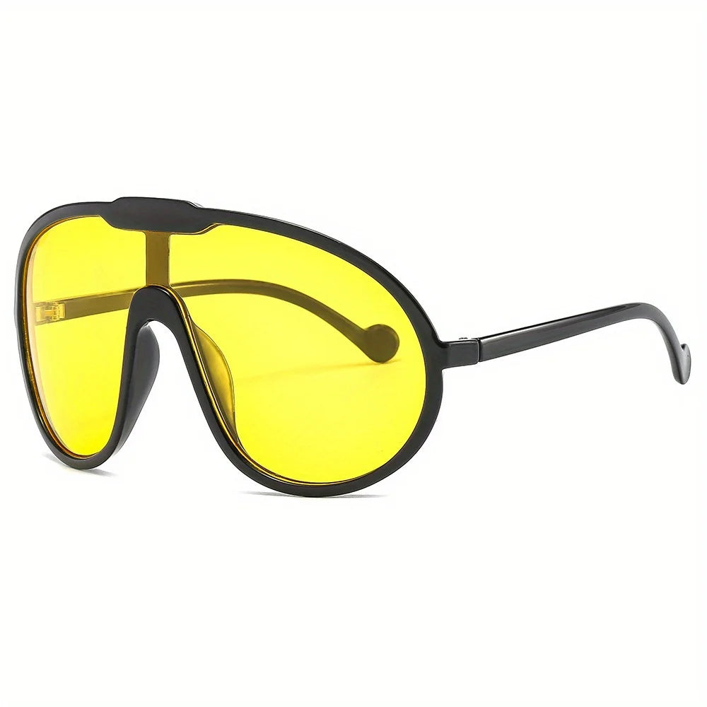 Oversized Sunglasses Women Punk Fashion Big Frame Vintage Retro Gradient Shades UV400
