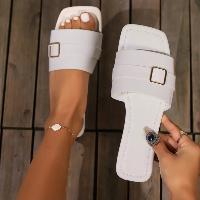 Women Soft Sandals Woman Elegan Slip On Woman Slippers