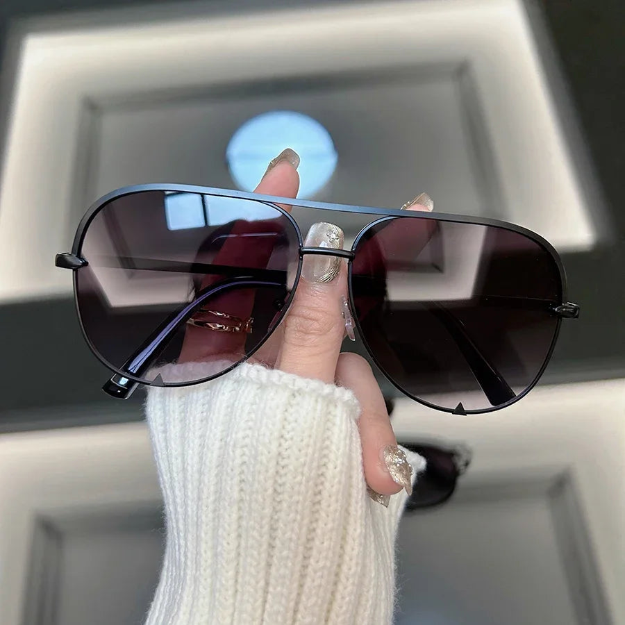 Fashion Vintage Oval Sunglasses Women Men Brand Designer Retro Sun Glasses Female's