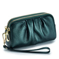 Casual PU leather Women Wallets Multifunction Large Capacity Wrist Bag Long Zip Coin Bag