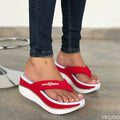 Sandals Women Summer Fashion Flip Flops Outdoor Casual Platform Sandals Ladies Plus Size Wedges Beach Slippers