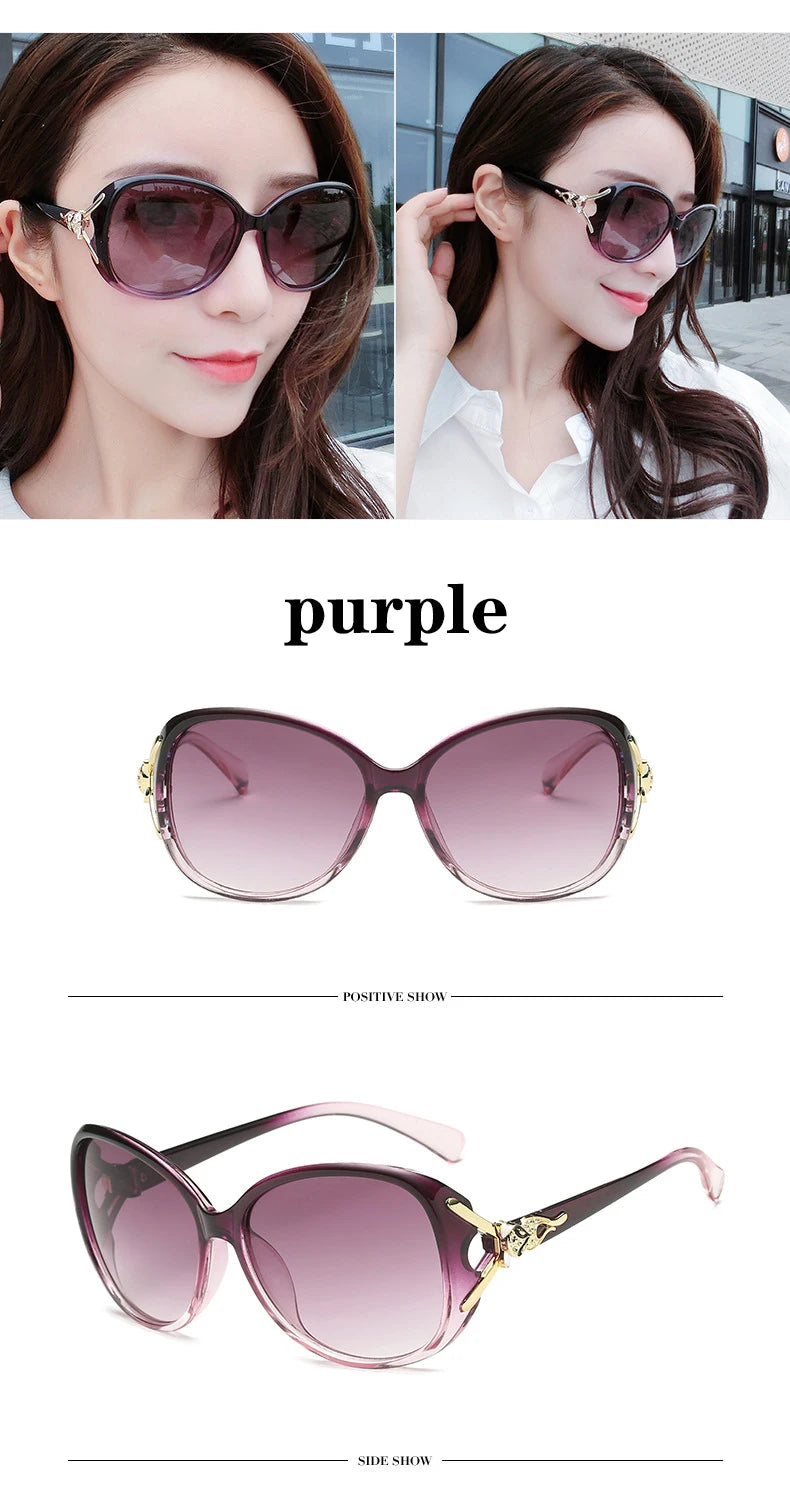Women UV Blocking Textured Sunglasses Oculos Sol Feminino