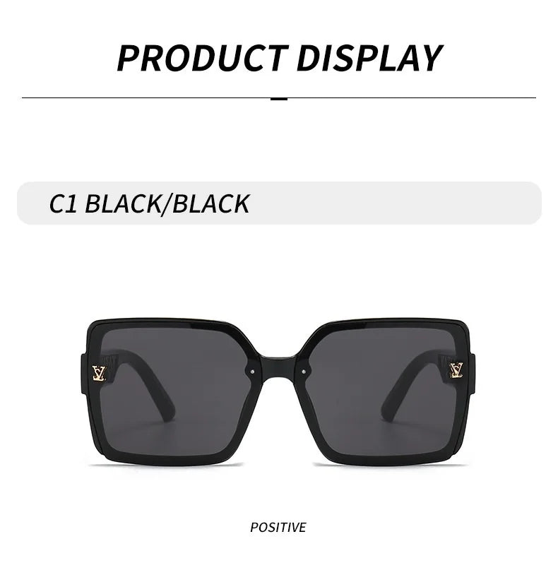 2026 Fashion Sunglasses For Women And Men Stylish Oversize Square Unisex Shades UV400