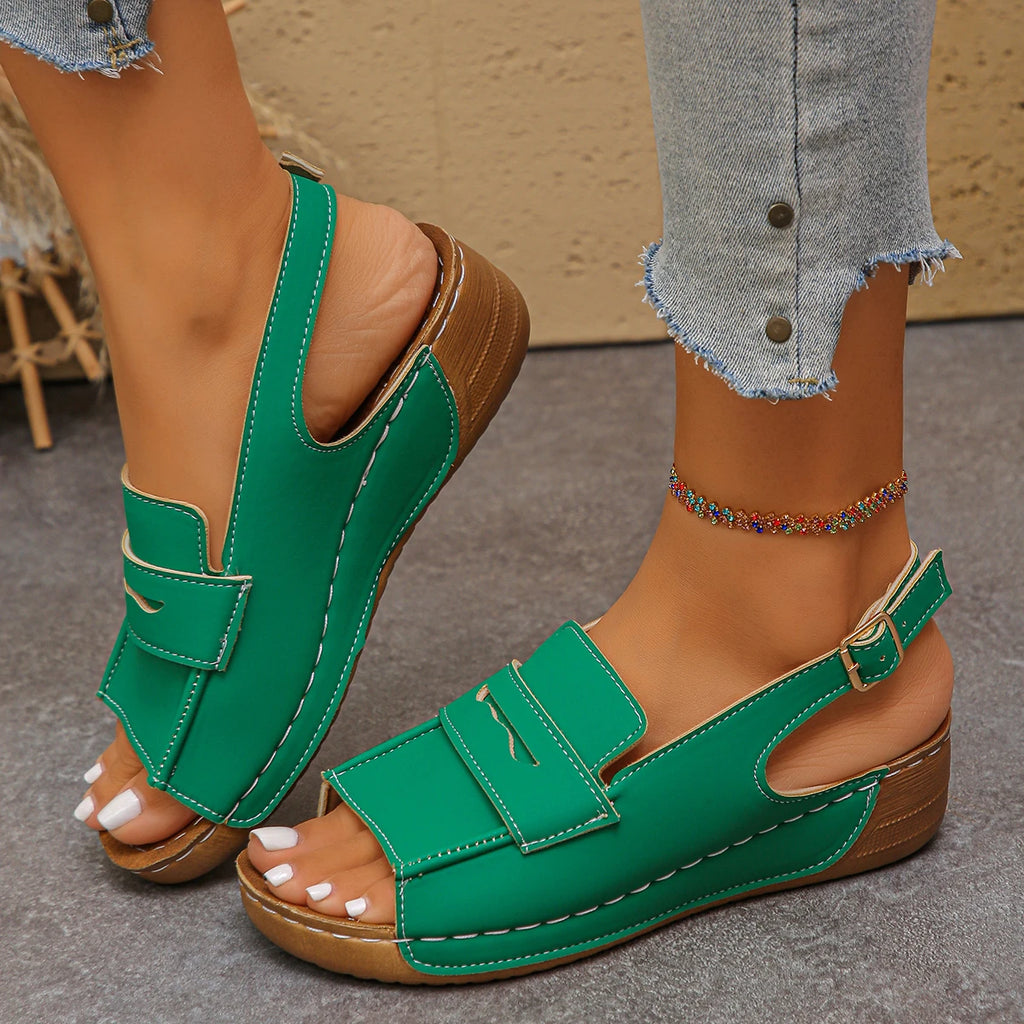 Women's Casual Heel for Summer Wedged Sandals Lightweight Summer Footwear