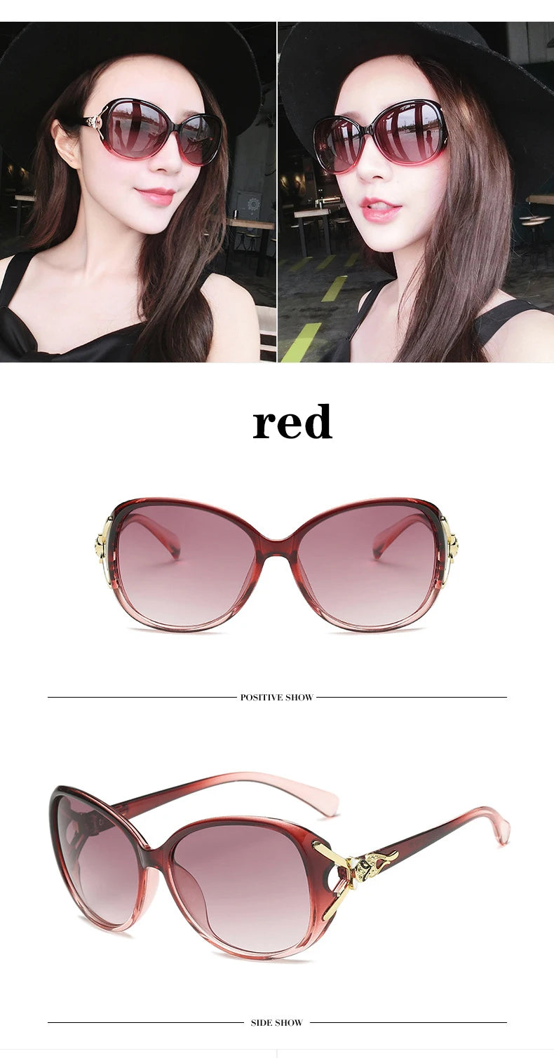 Women UV Blocking Textured Sunglasses Oculos Sol Feminino