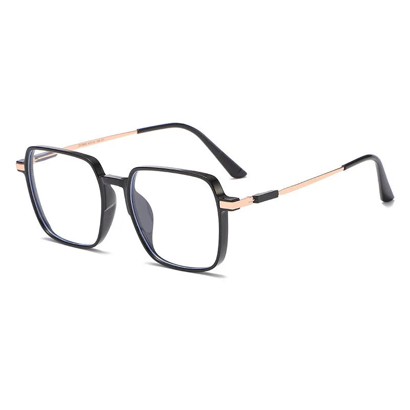 Plamis Photochromic Anti Radiation Metal Computer Glasses Anti Blue Light Eyeglasses Unisex