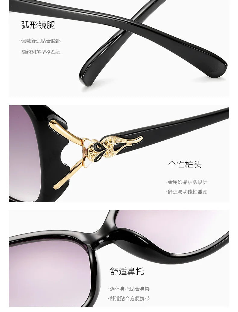 Round Retro Frame Sunglasses UV400