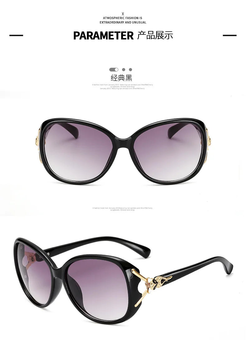 Round Retro Frame Sunglasses UV400