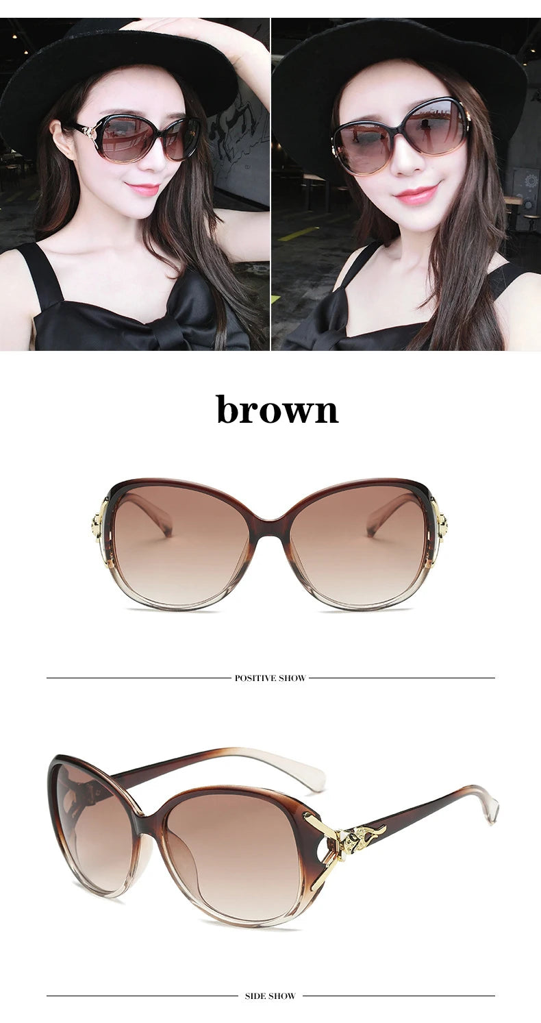 Women UV Blocking Textured Sunglasses Oculos Sol Feminino