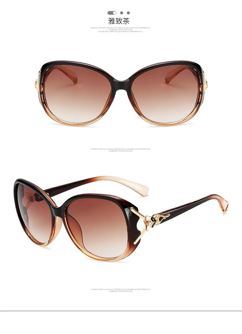 Round Retro Frame Sunglasses UV400