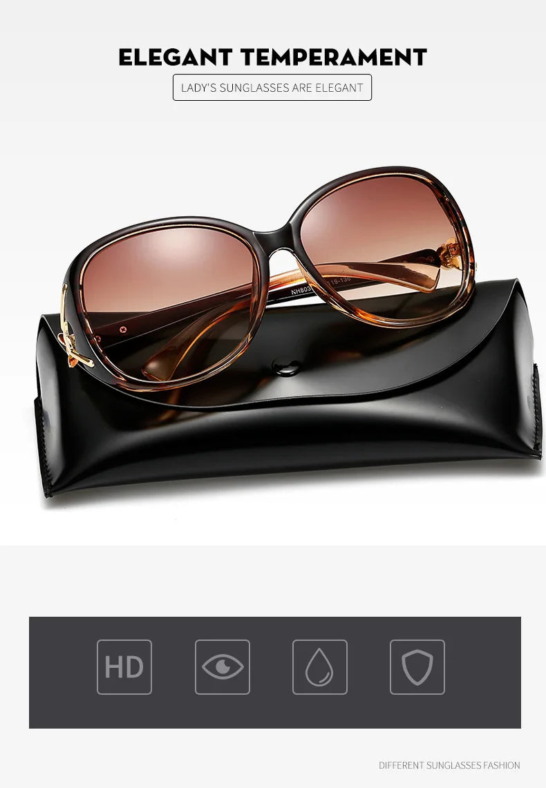 Round Retro Frame Sunglasses UV400